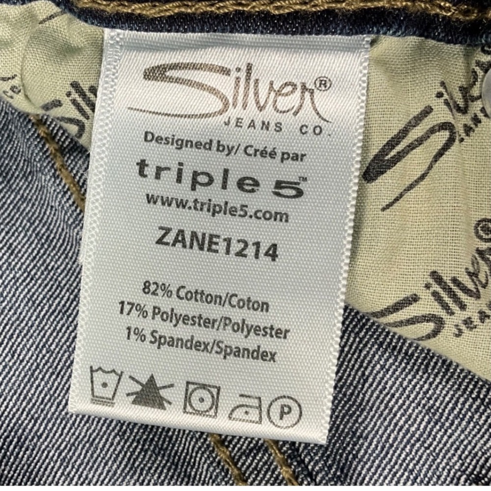 Silver Jeans Co Zane Triple 5 Bootcut Jeans Boys' Size 8 Eco-Friendly Denim - Picture 15 of 16